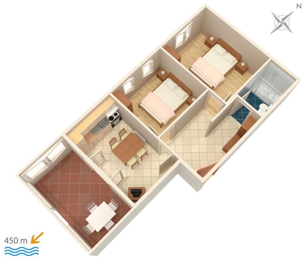 Family Friendly Apartments With A Swimming Pool Povljana, Pag - 244 מראה חיצוני תמונה